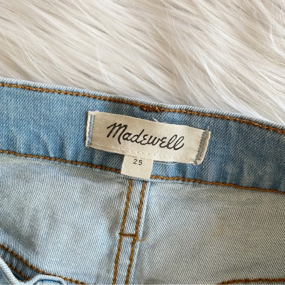 Madewell distressed denim shorts